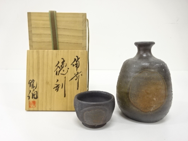 備前 徳利 (山下譲治 作) 備前 徳利 (山下譲治 作) Yahoo!オークション -「山下譲治
